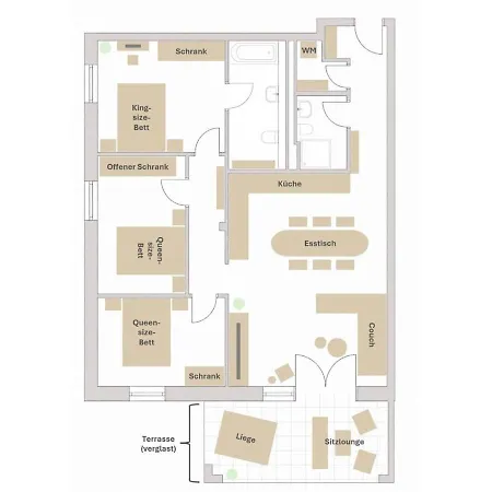 Luxurioeses 4-zimmer-apt Im Japandi-stil I Top-lage I Familienfreundlich I Terrasse I Kueche I Netflix I Kostenloser Parkplatz I 110 M2 Appartement *